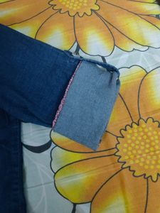 Denim Stretchable Shirt S Size