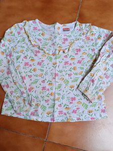 Floral Print Top 3-4 Years Old