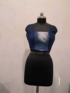 Denim Corset