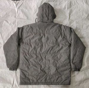 Stylish Gray Hooded Jacket