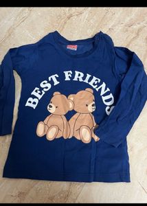 Babyhug Teddy Bear Graphic Tee