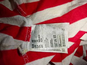 Striped Tee Size S/ M