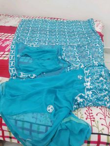 Ready to wear saree with stitched blouse