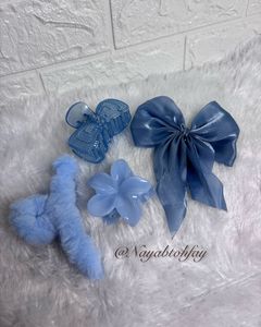 Blue Hair Clip Set🌊