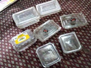 Plastic Food Containers (Set of 7)