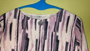 White Purple Top