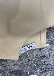 Butter Yellow Corset Style Top