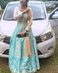 Unique Ethnic Lehenga Set (Without Golden Dupatta)