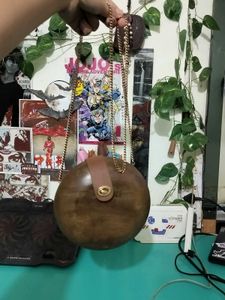 Zara basic wooden sling bag