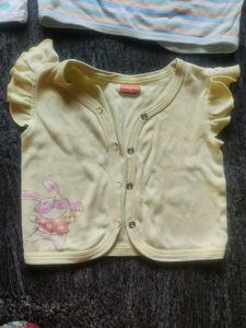 Babyhug Tshirts 0-3M Combo Of 3