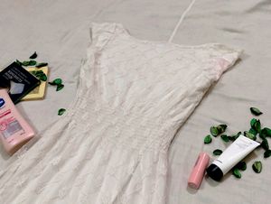 Cottage Core White Dress