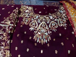 Beautiful Latest Designer Gown Both Side Work❤️