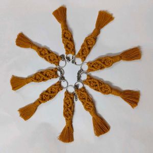 Handmade Macrame Keychain Tassels