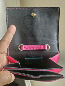 Pink Leather Wallet