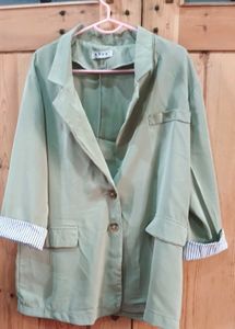 Stylish Sage Green Blazer