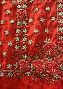 Red Pure Silk Suit – Brand Libas ✨