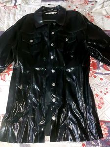 Zara Leather Black ⚫️ Jacket