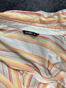 Striped Button-Down Shirt