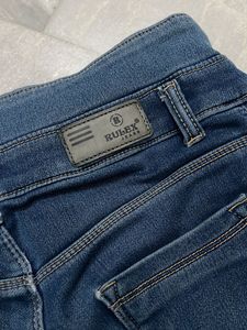 Dark Blue Denim Jeans