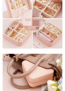 BLACK Jewellery Organiser Box For Women, Portable