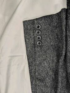 100% Wool Grey Coat