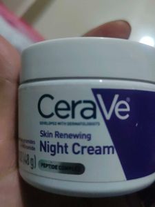 CeraVe Skin Renewing Night Cream – Peptide Complex
