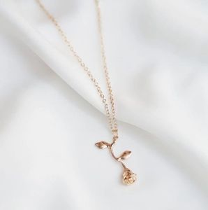 Rose Gold Pendant Necklace