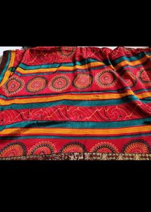 New Saree With attached Blouse Piece