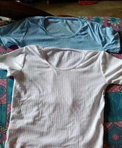Ribbed Crop Top Set - 2 Pack