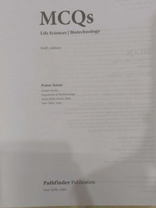 MCQs Life Sciences Biotechnology