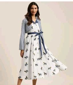 Dog Print Dress