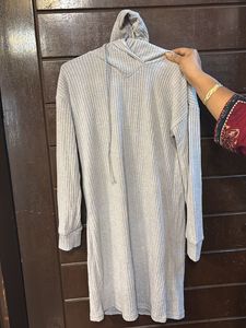 Gray Hoodie Dress