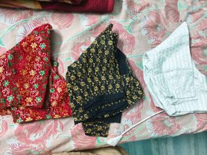 red black white combo