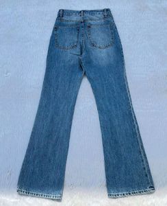 H&amp;M Ripped Straight Fit Jeans