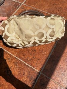 🔔PRICE DROP COACH-KRISTIN OP ART SATEEN SATCHEL