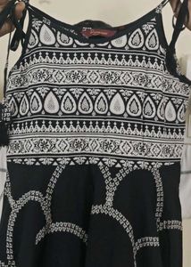 Chic Black & White Sundress