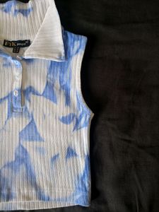 Blue Crop Top For Girls!