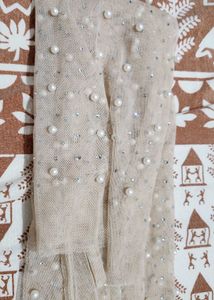 Beaded Pencil Skirt