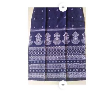 Navy Blue Printed Kurti