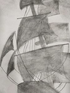 Ship Sketch Art