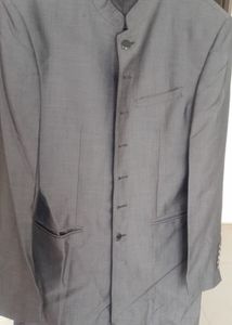 Men's Grey Bandhgala Jacket