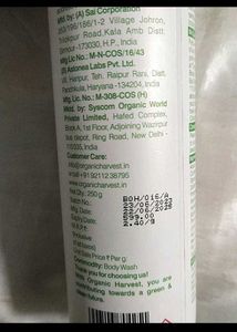 Organic Harvest Brightening Foaming Body Wash