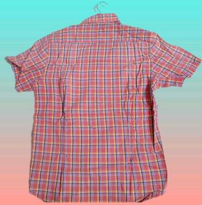 One Red And White Checks Shirt
