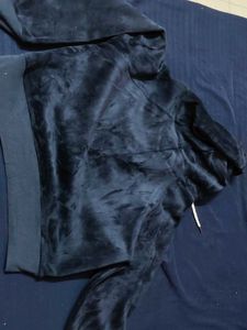 Blue &#39;Bon Jour Paris&#39; Hoodie