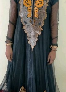 Elegant Black Ethnic Gown