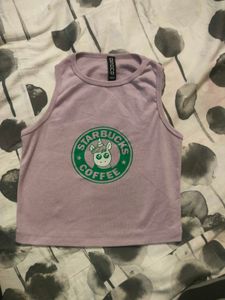 H&amp;M DIVIDED Unicorn Starbucks Tank