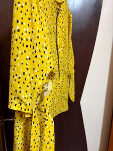 Polka Dot Yellow Top