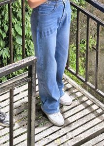 Women High Rise Baggy Jeans
