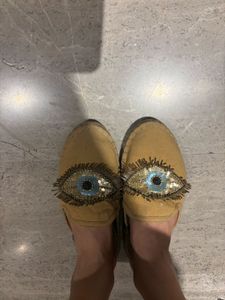 Evil Eye Espadrille Slides