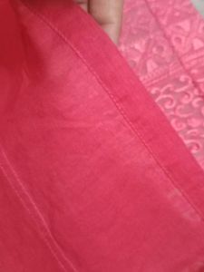 Pink Embroidered Kurta